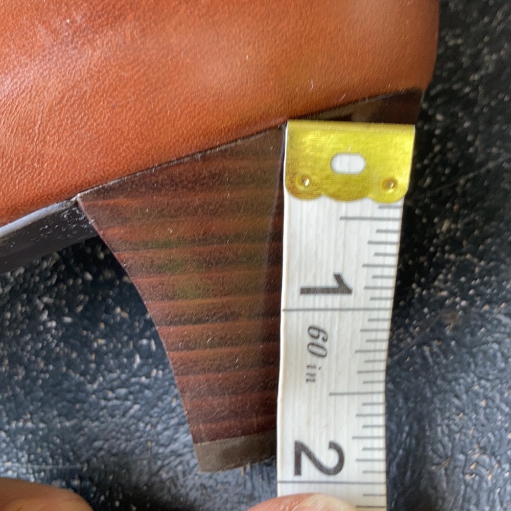 Franco Sarto women’s Brown Buckle kitten heel 7.5 - Picture 11 of 13